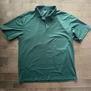 Nike Golf Polo Shirt NikeFitDry‎ Green Preppy Casual XL